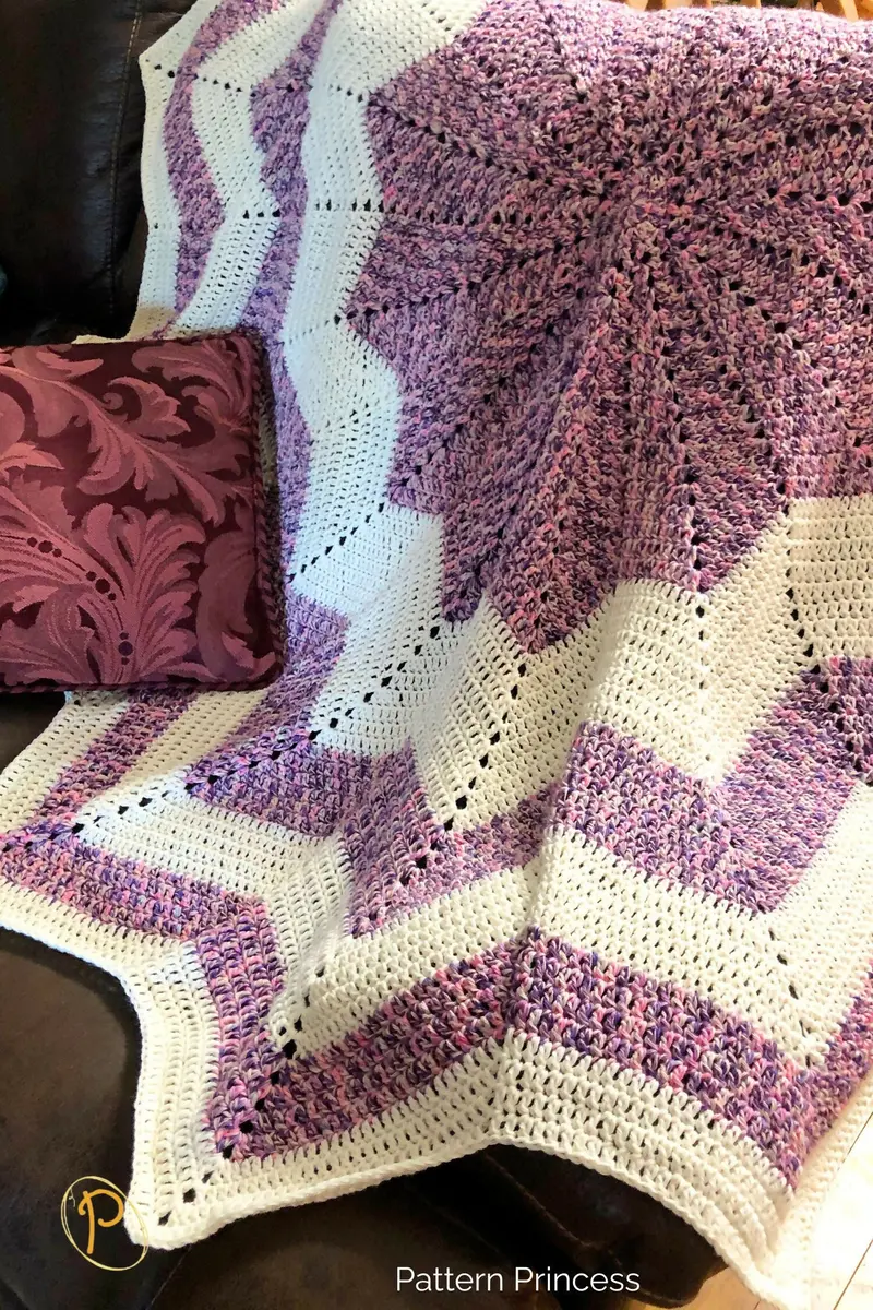 12 Point Star Blanket (Crochet) 1