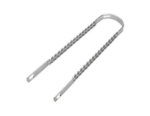 16" Double Twisted Fender Braces Chrome. 1