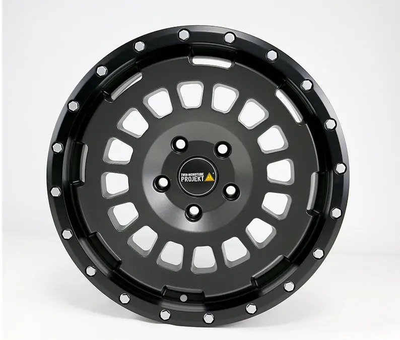 17″ Twin Monotube Projekt At Swamper Wheel Stone X 4 1
