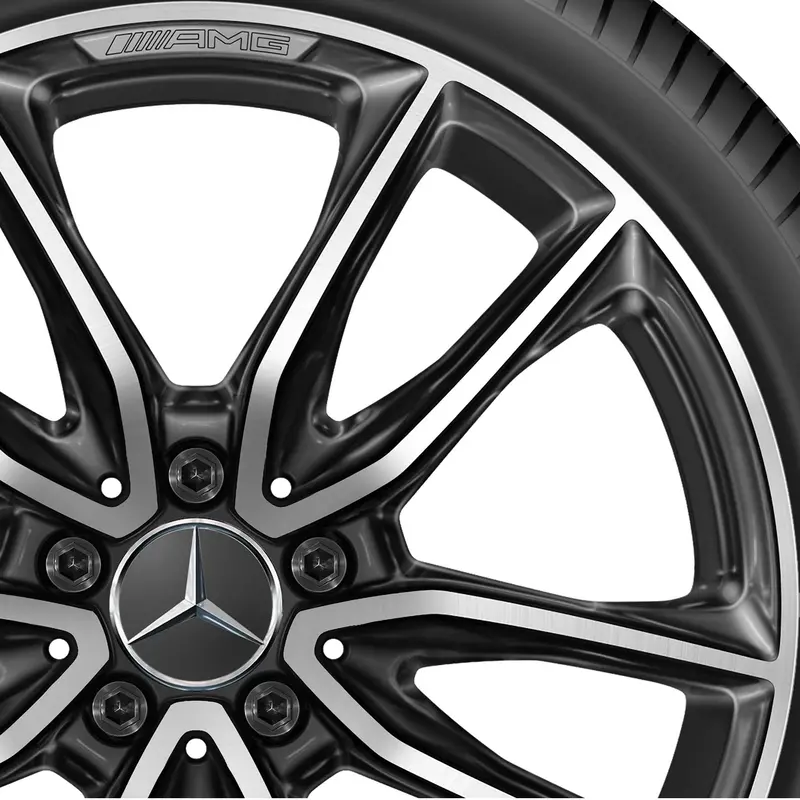 19" Mercedes-Benz A-Class / Cla Amg 5 Twin Spoke Oe Wheels 2