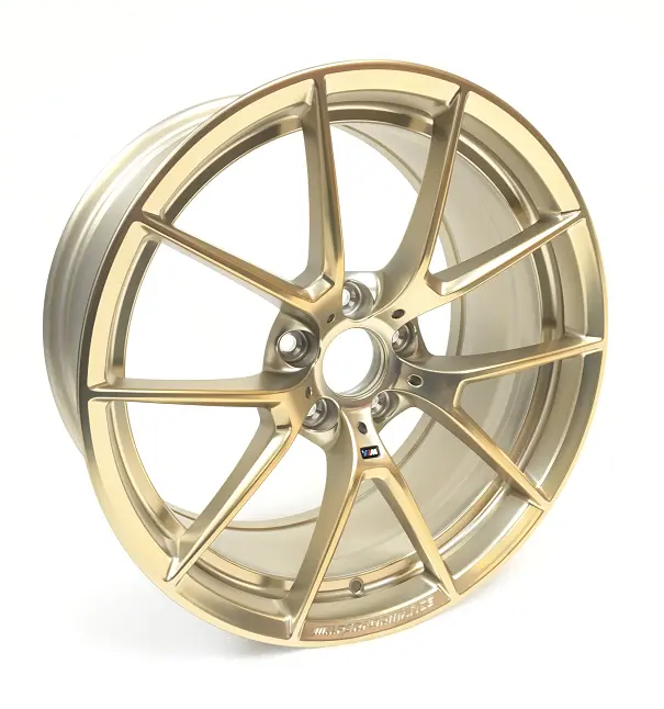 19"+20” Bmw M3 / M4 763M Frozen Gold M Performance Oe Forged Wheelset 2