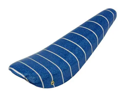 20" Banana Saddle Sparkle/Blue W/Silver Strp. 1