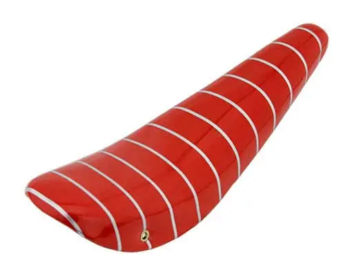 20" Banana Saddle Sparkle/Red W/Silver Strp. 1