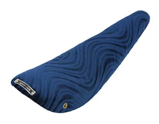 20" Banana Saddle Velour Blue. 1