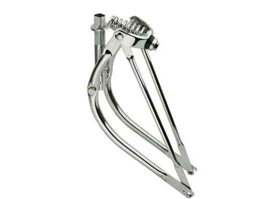 20" Bent Spring Fork 1" Chrome 1