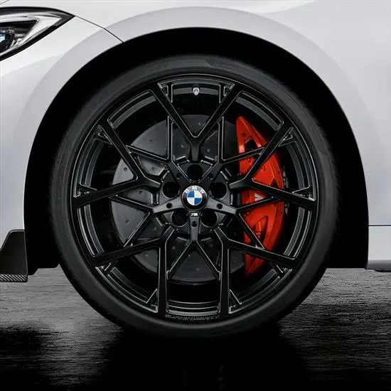 20” Bmw 3 Series 795M Oe M-Performance Matt Black Forged Wheelset 1