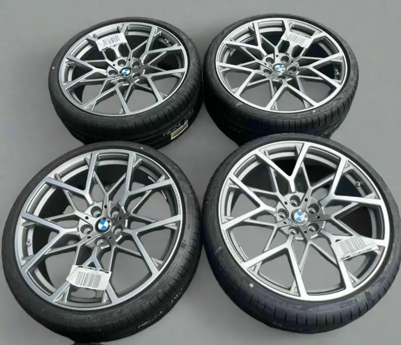 20” Bmw 4 Series G22 795M Oe Bi-Colour M Performance Forged Wheels Set 2