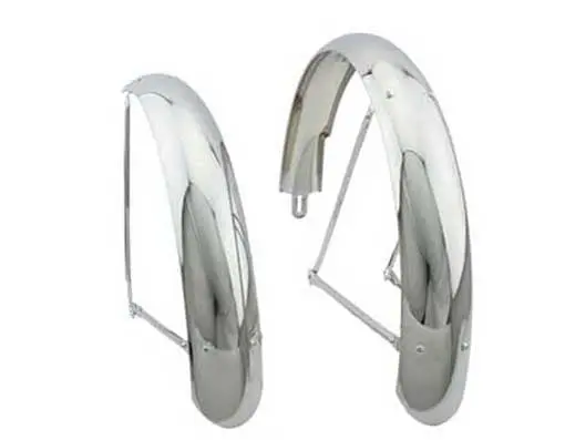 20" Classic Adjustable Fender Set Chrome. 1