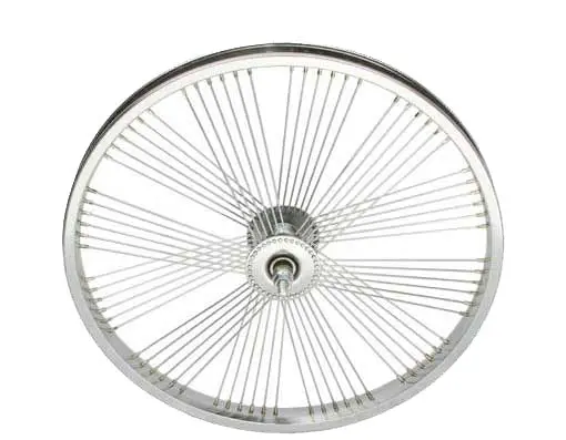 20" Fan Steel Front Bike Wheel 72 Spoke 1