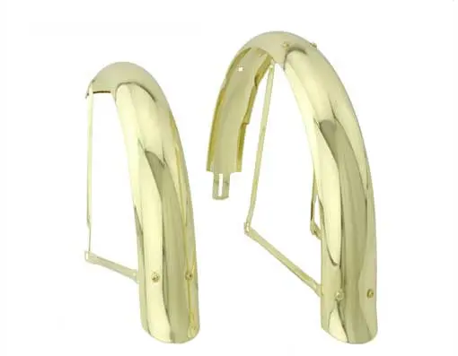 20" Flared Adjustable Fender Set Gold. 1