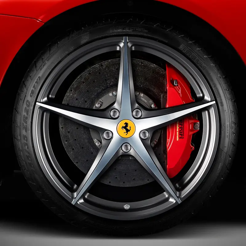 20" Genuine Ferrari F12 Berlinetta 5-Spoke Forged Wheels 2