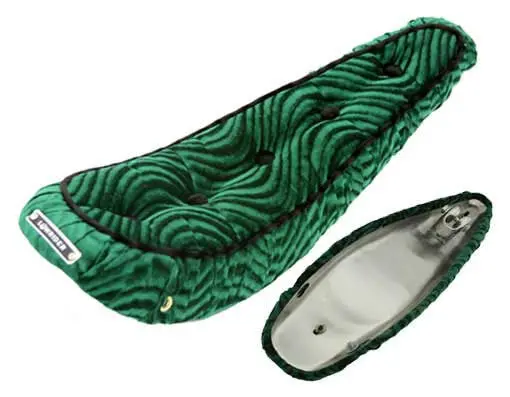 20" Polo Saddle W/Button Green. 1