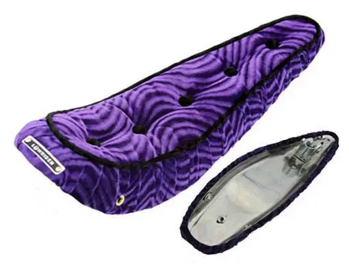 20" Polo Saddle W/Button Purple. 1