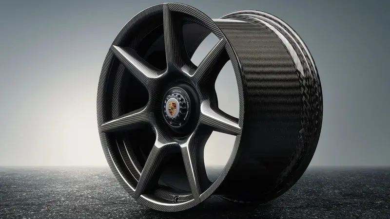 20” Porsche 911 Turbo Carbon Fiber Oe Wheel Set 2