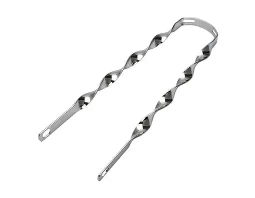 20" Twisted Fender Braces Chrome. 1