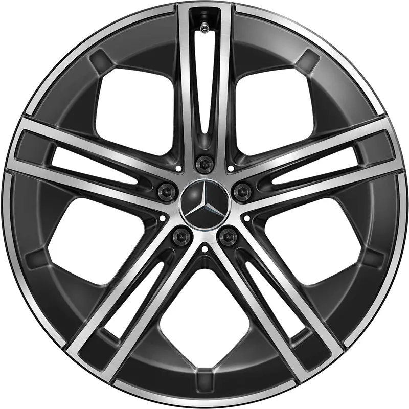 21" Mercedes-Benz Eqe V295 / X294 Suv 5 Twin Spoke Aero Oe Wheels 1