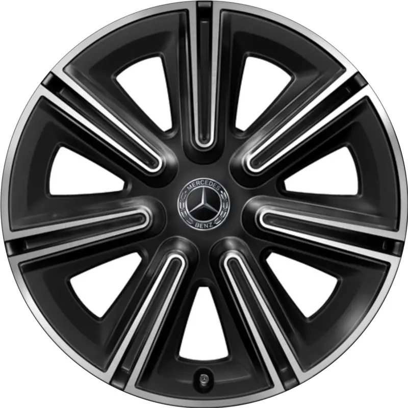21" Mercedes-Benz Eqs V297 7 Spoke Oe Wheels 1