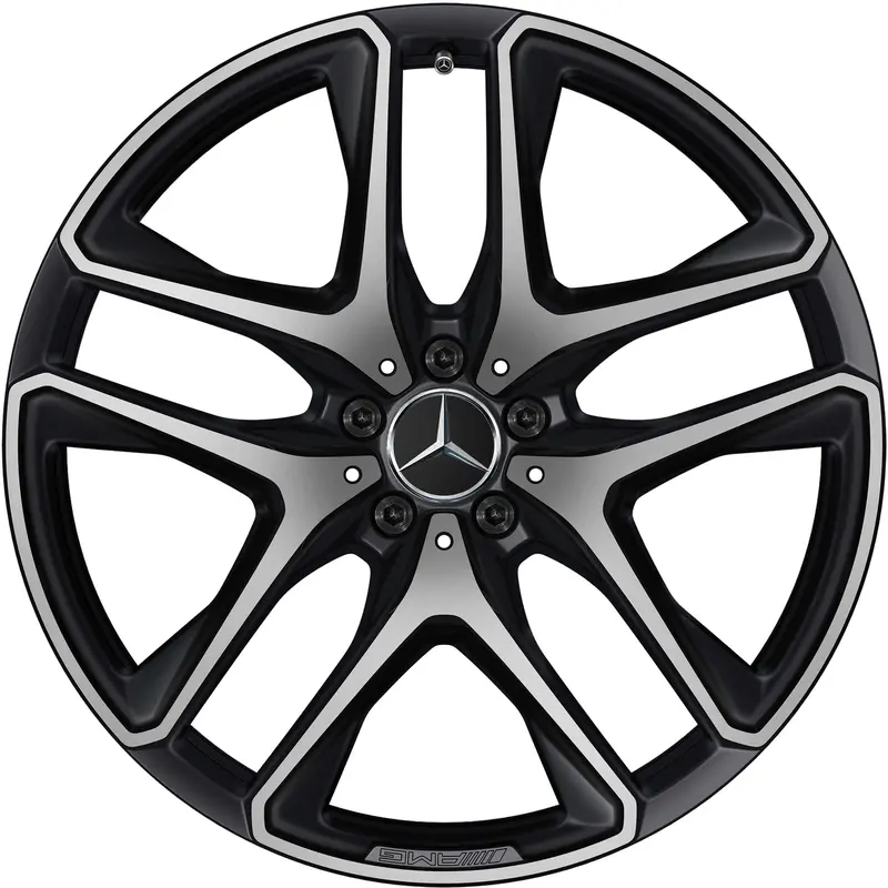 21” Mercedes-Benz Gle Amg 5 Double Spoke Oe  Wheels Set 1