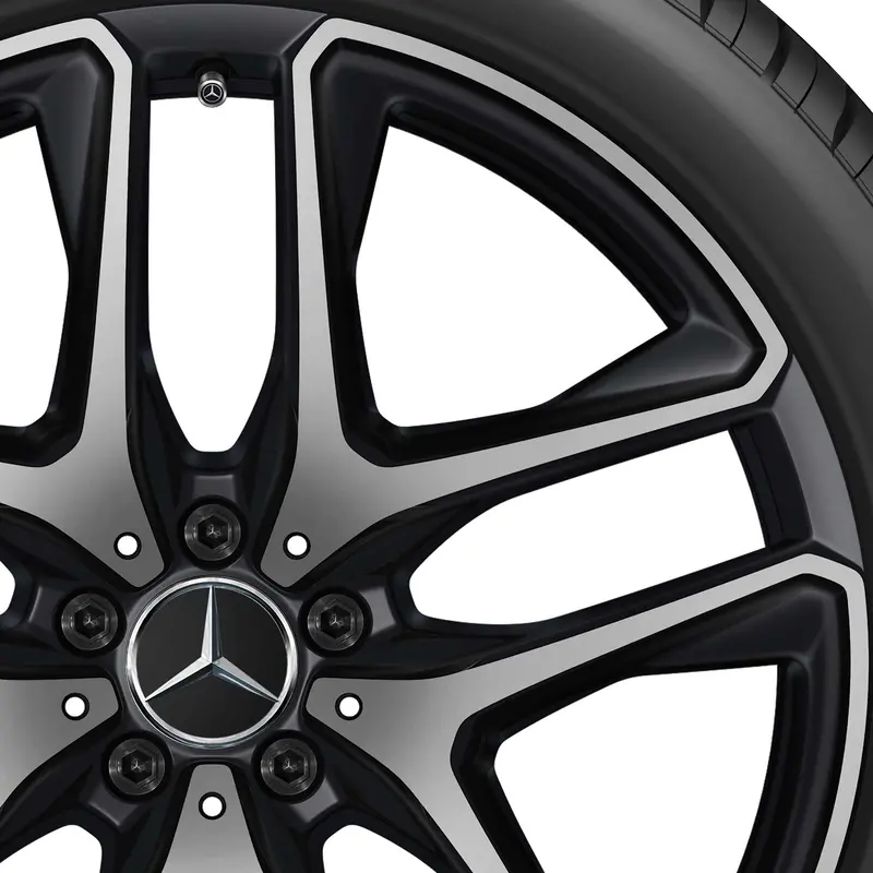 21” Mercedes-Benz Gle Amg 5 Double Spoke Oe Wheels Set 2