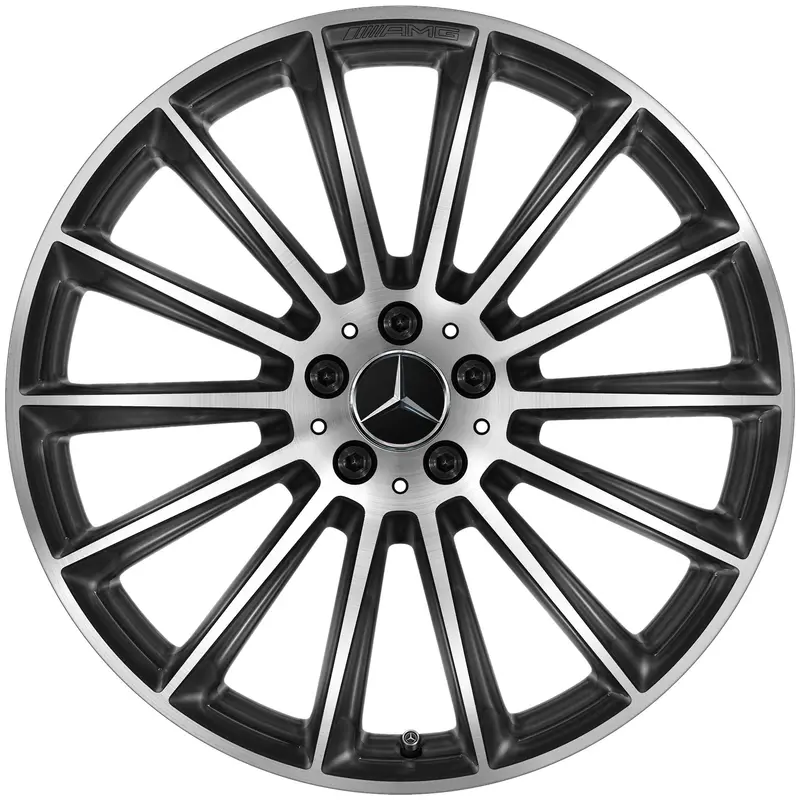21” Mercedes-Benz Gle Amg Multi-Spoke Oe Complete Wheel Set 1
