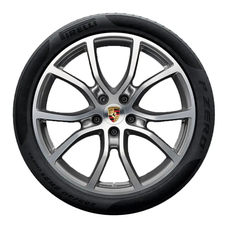 21” Porsche Cayenne Exclusive Design Oe Complete Wheels Set 1