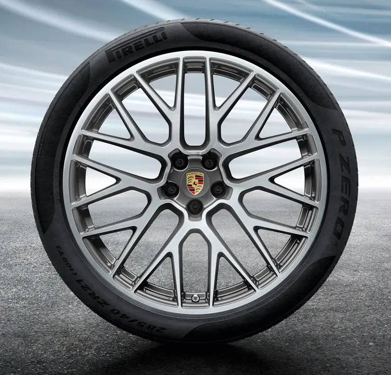 21” Porsche Macan Rs Spyder Design Oe Complete Wheel Set 1