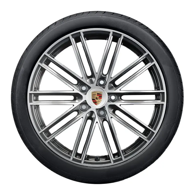 21” Porsche Panamera 911 Turbo Design Oe Complete Wheels Set 1