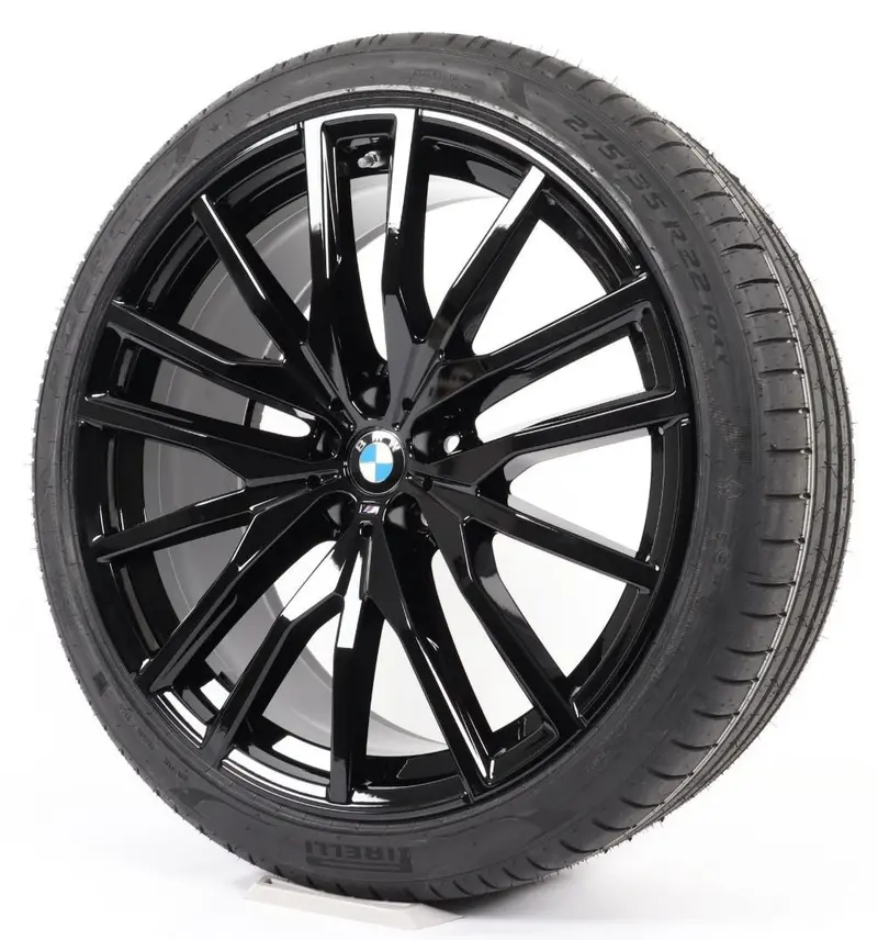 22” Bmw X5 / X6 742M M-Performance Oe Complete Wheelset 1
