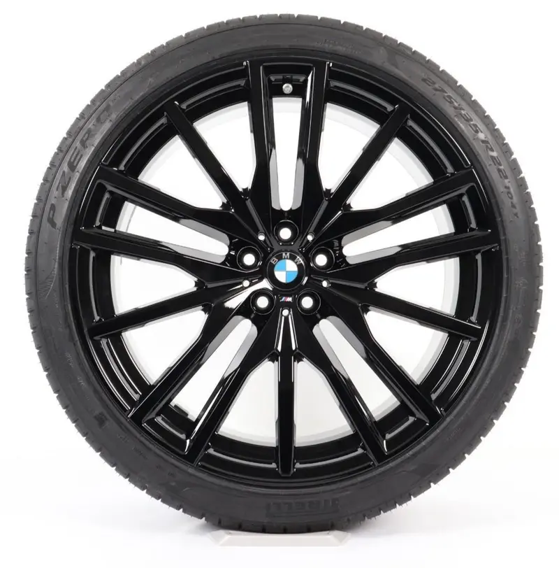 22” Bmw X5 / X6 742M M-Performance Oe Complete Wheelset 2