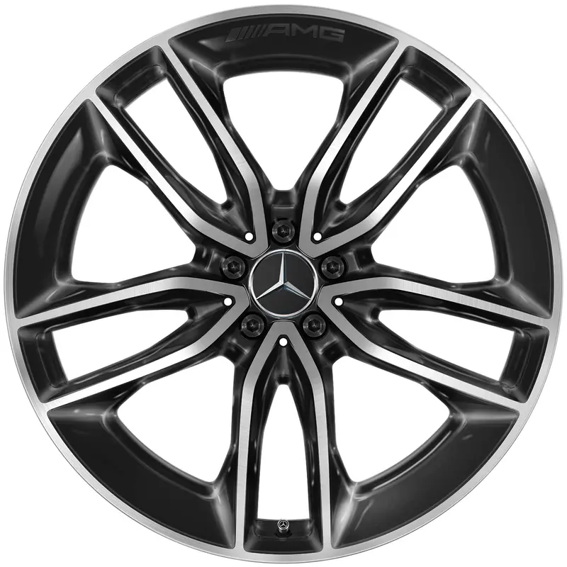 22” Mercedes-Benz Gle Amg 5 Double Spoke Wheels 1