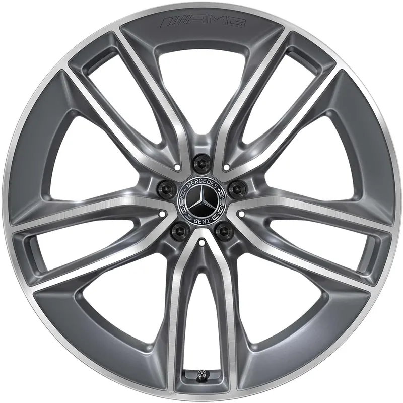 22” Mercedes-Benz Gle Amg 5 Double Spoke Wheels Set 1