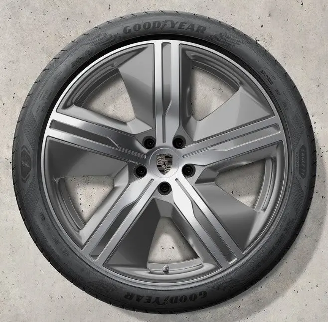 22” Porsche Macan H2 Ev / Gts / Turbo 2025+ Exclusive Design Oe Wheels Set 2