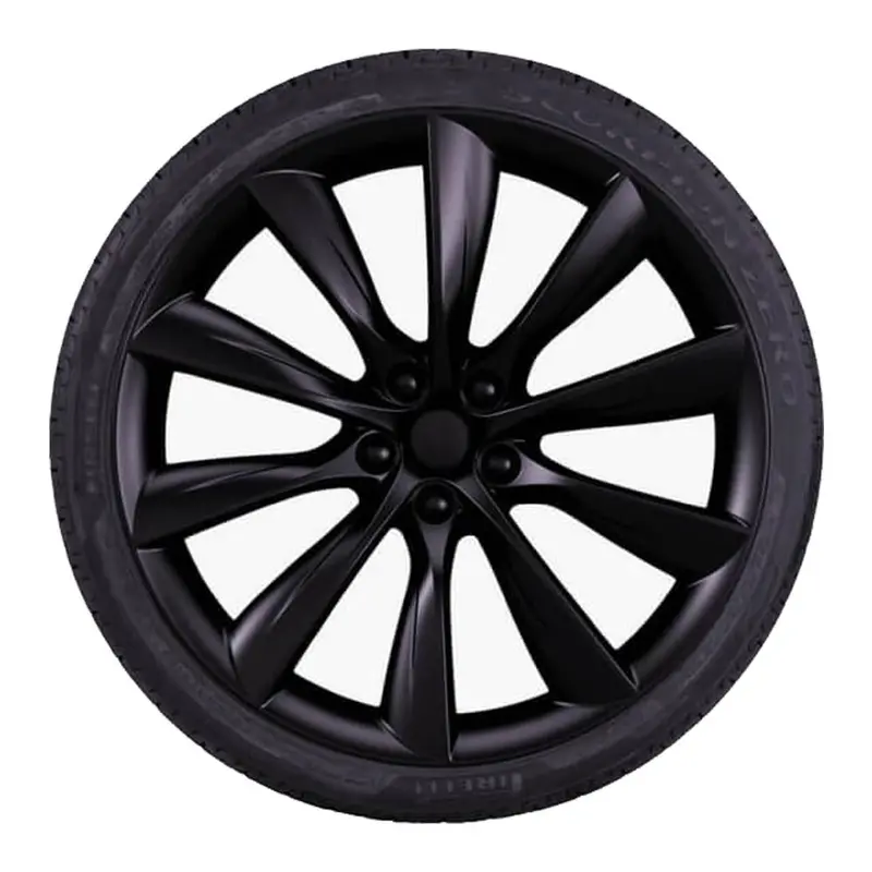 22” Tesla Model X Turbine Oe Complete Wheels Set 1