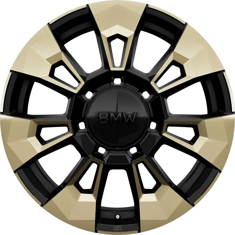 23" Bmw Xm 923M M-Performance Night Gold With Bright Turned Wheels 1