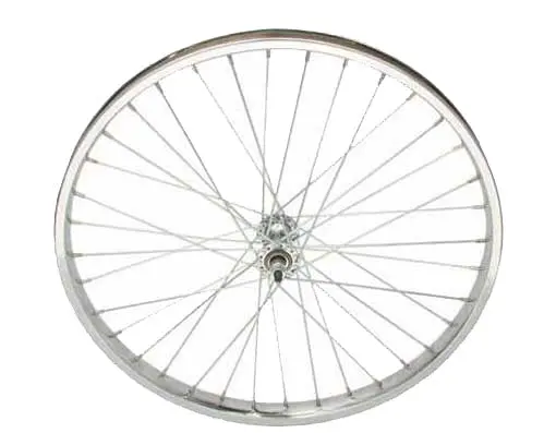 24" X 2.125 Steel Front Bike Wheel 36 Spoke 1