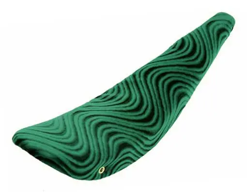 26" Banana Saddle Velour Green. 1