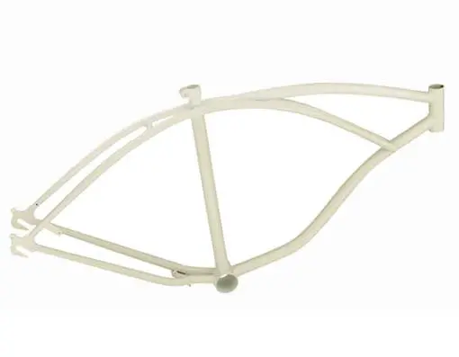 26" Beach Cruisers Frame White. 1