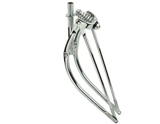 26" Bent Spring Fork 1" Chrome 1