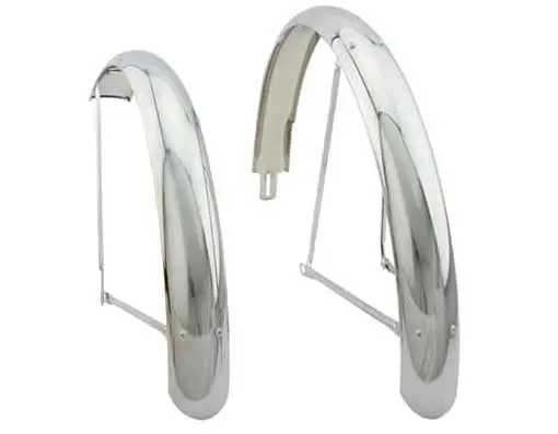26" Classic Adjustable Middleweight Fender Set Chrome. 1
