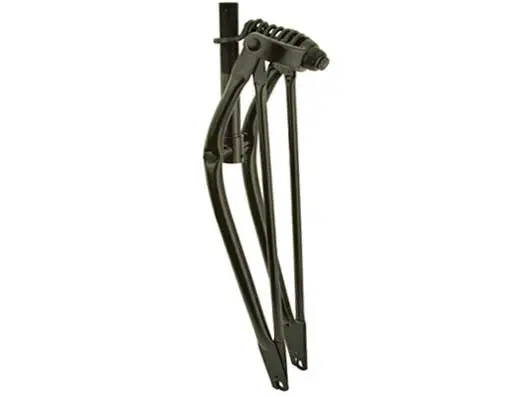 26" Classic Spring Fork 1" Black. 1
