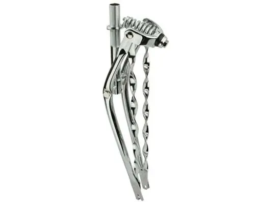 26" Classic Spring Fork 1" W/Twisted Bars Chrome. 1