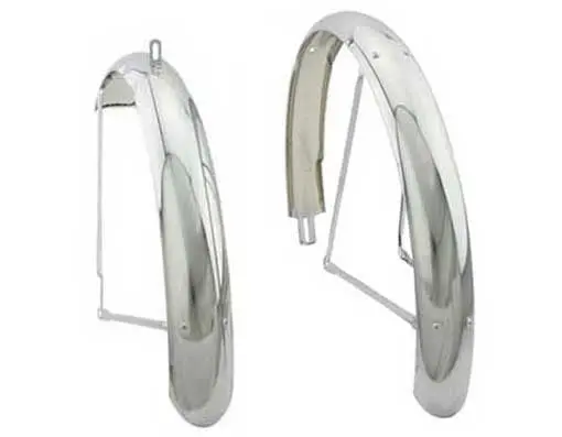 26" Classic Stander Middleweight Fender Set Chrome. 1