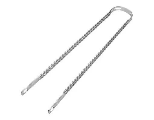 26" Double Twisted Fender Braces Chrome. 1