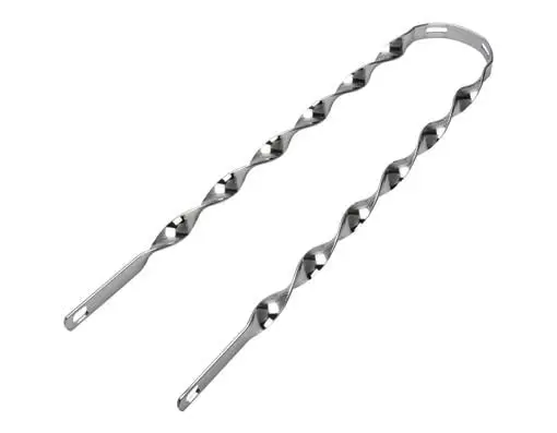 26" Twisted Fender Braces Chrome 1