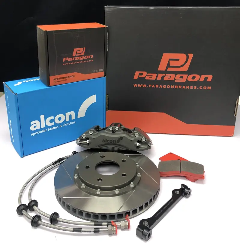 Alcon 4 Pot X Paragon Slotted Floating Disc Big Brake Kit 2