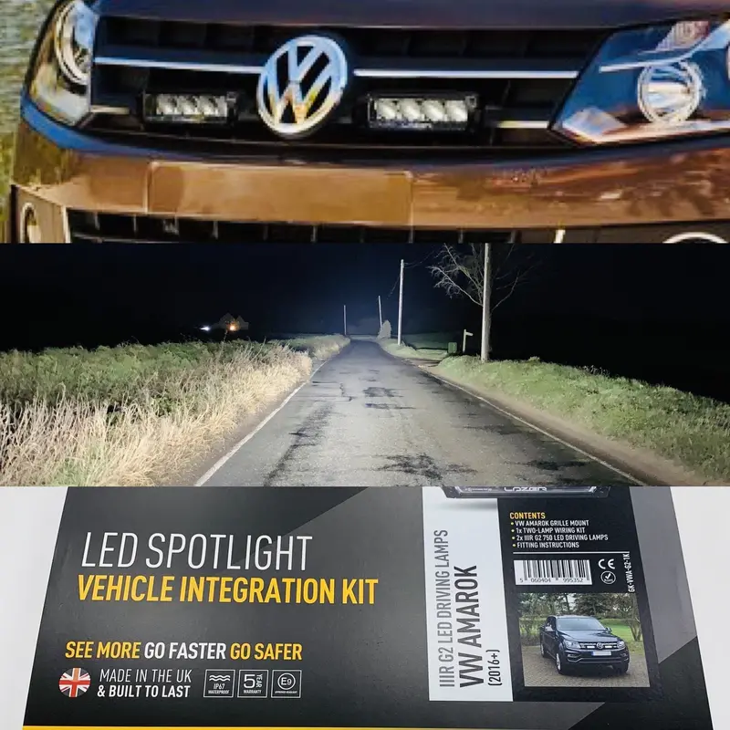 Amarok (2010 - 2016) + Lazer Triple R 750 (Gen2) High Performance Led Spotlights 1