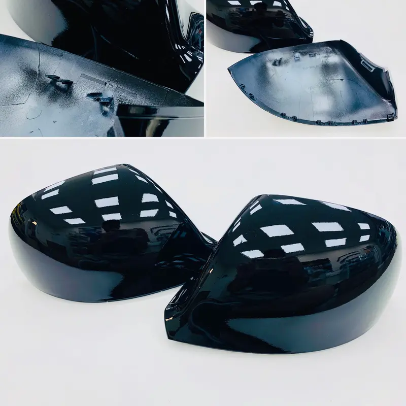 Amarok Gloss Black Mirror Covers / Caps Pair 1