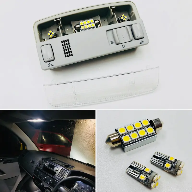 Amarok Interior Map Reading Light Unit & Led Upgrade Bulbs 1