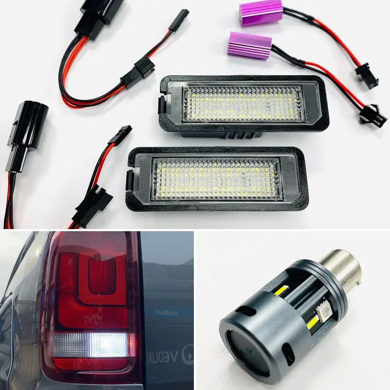 Amarok Led Licence Plate Units & Reverse Led Bulb Upgrade 1