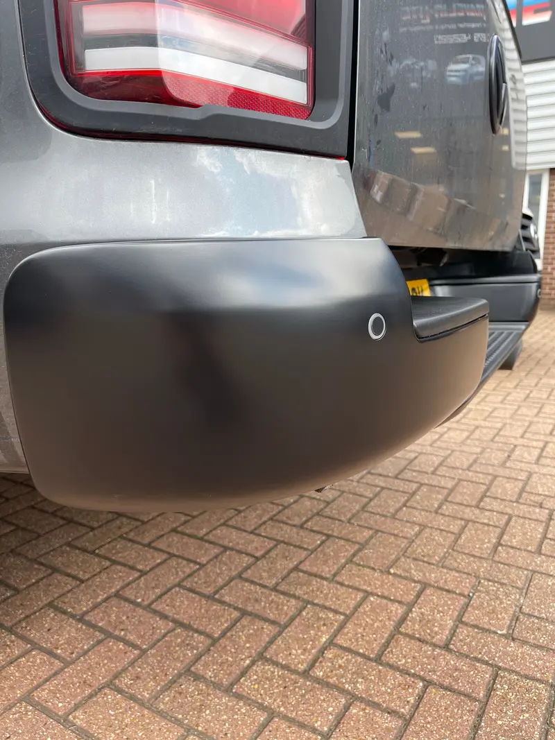 Amarok Matte Black Genuine Vw Rear Bumper 1
